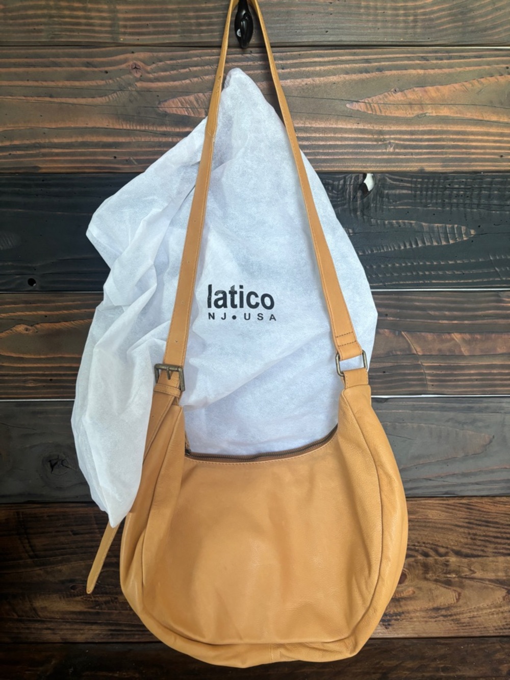 Latico Worth + 2 Leather Bag Charms Never Used